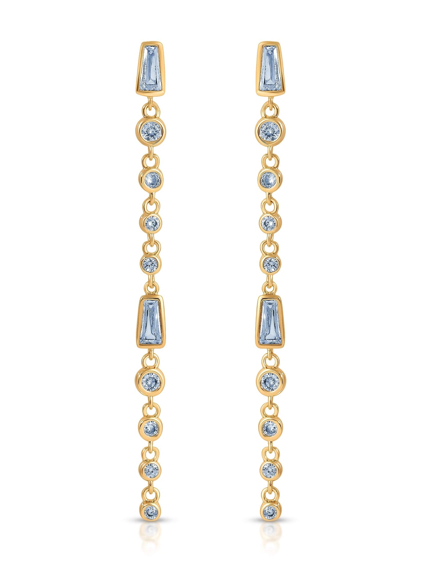 Crystal Linear Earrings