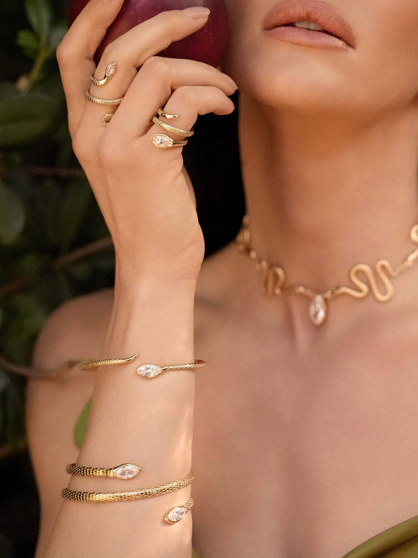 Marquise Crystal Cuff