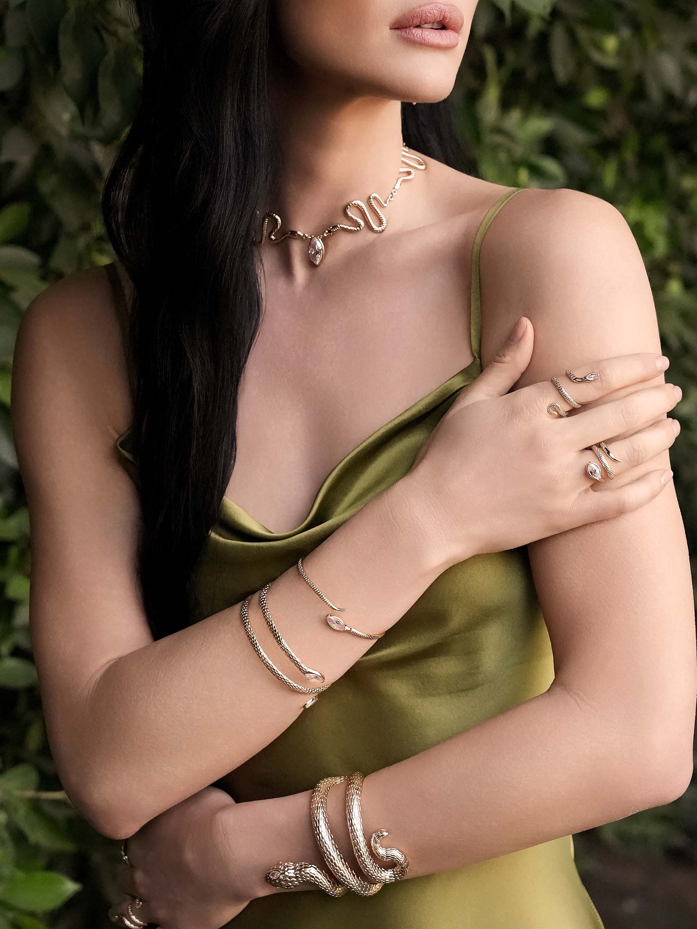 Marquise Crystal Cuff Bracelet