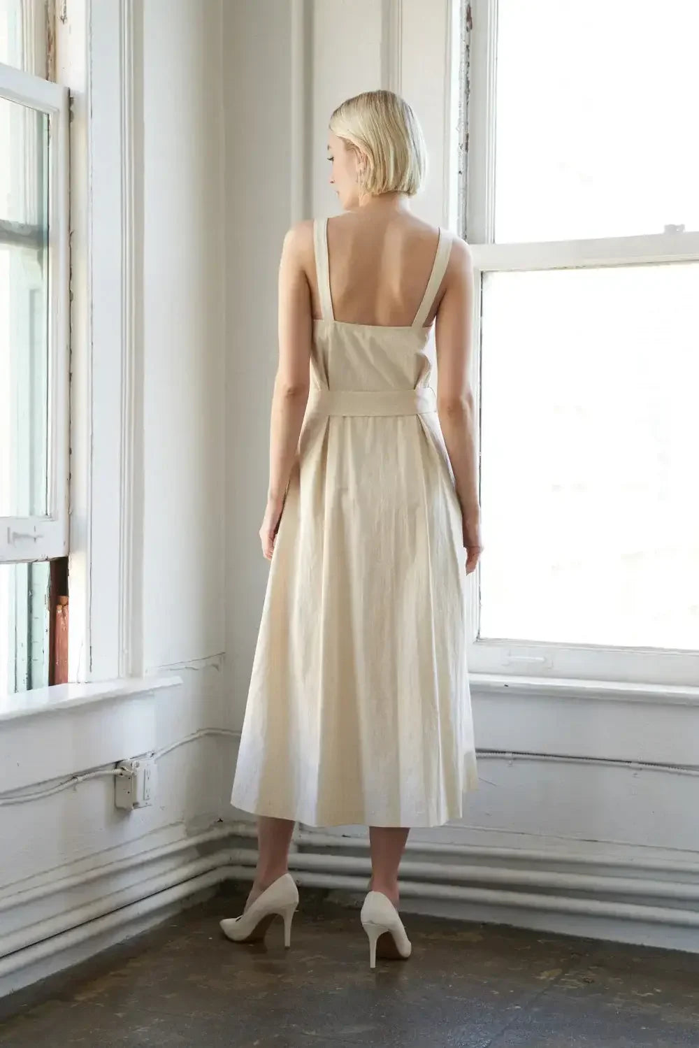 CALIFORNIA DREAMING BUTTON DOWN DRESS