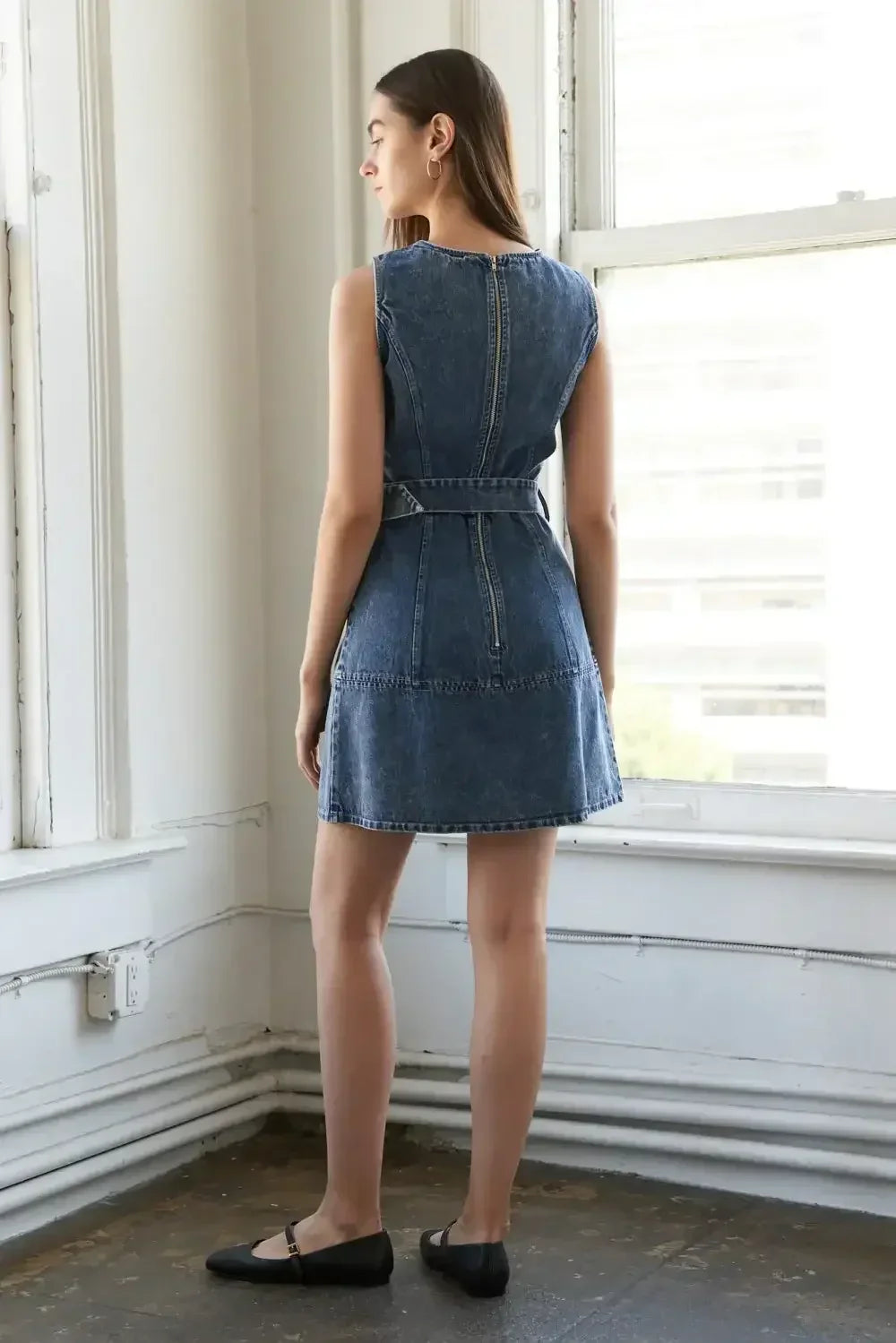 TURN A NEW LEAF MINI DRESS