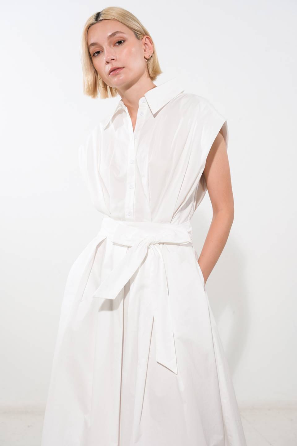 DEEPER CONNECTION DROP SHOULDER DRESS