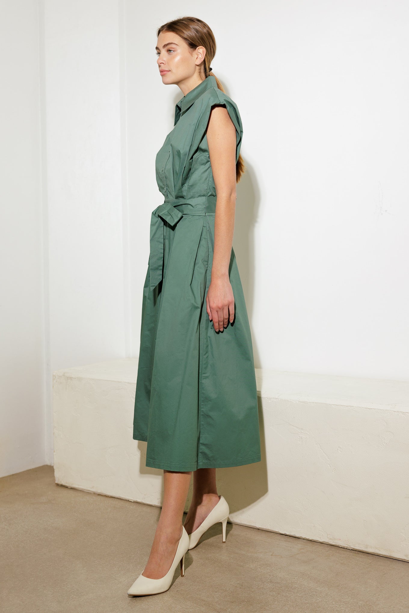 DEEPER CONNECTION DROP SHOULDER DRESS
