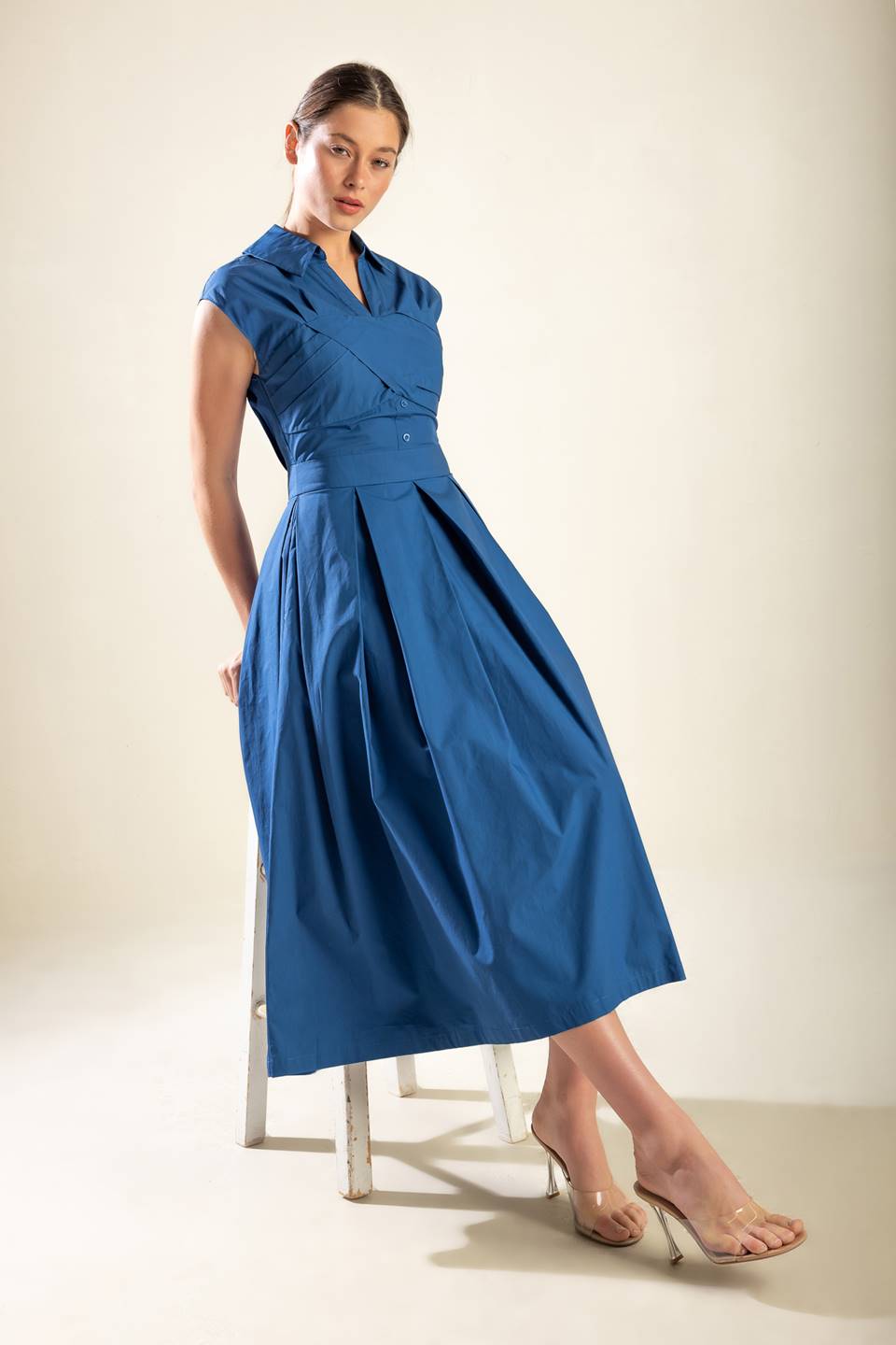 DREAMY IMPRESSION MIDI DRESS