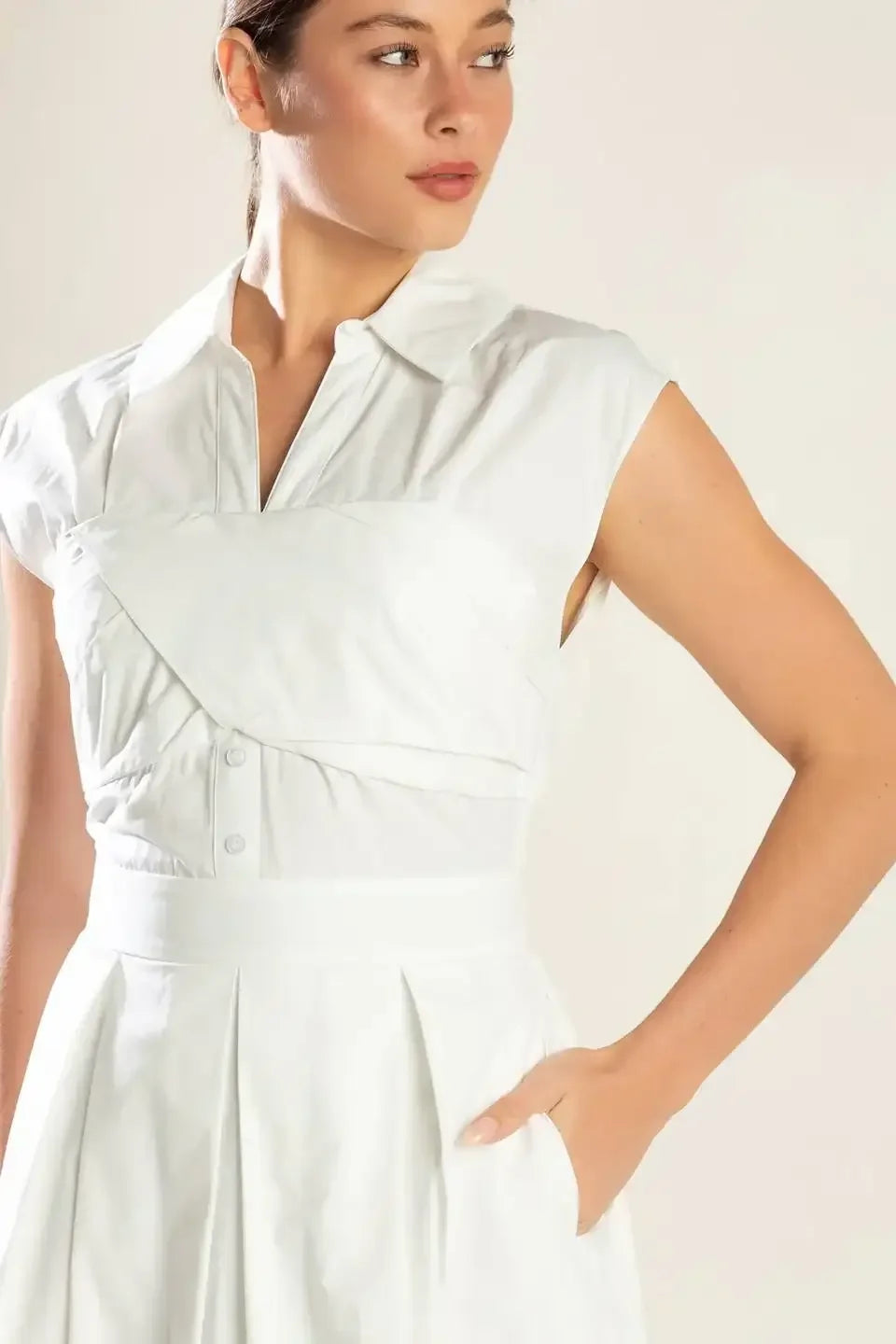 DREAMY IMPRESSION MIDI DRESS