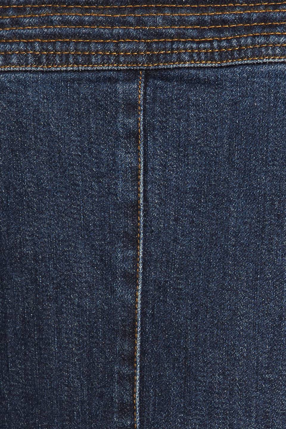 DOMINIQUE DARK DENIM MIDI DRESS