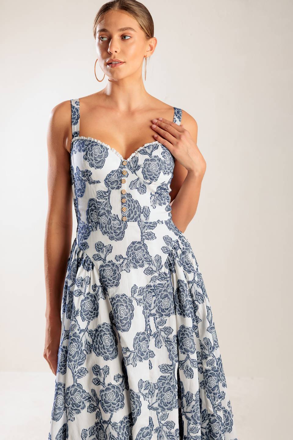 EXPLORING NEW INTERESTS MIDI DRESS