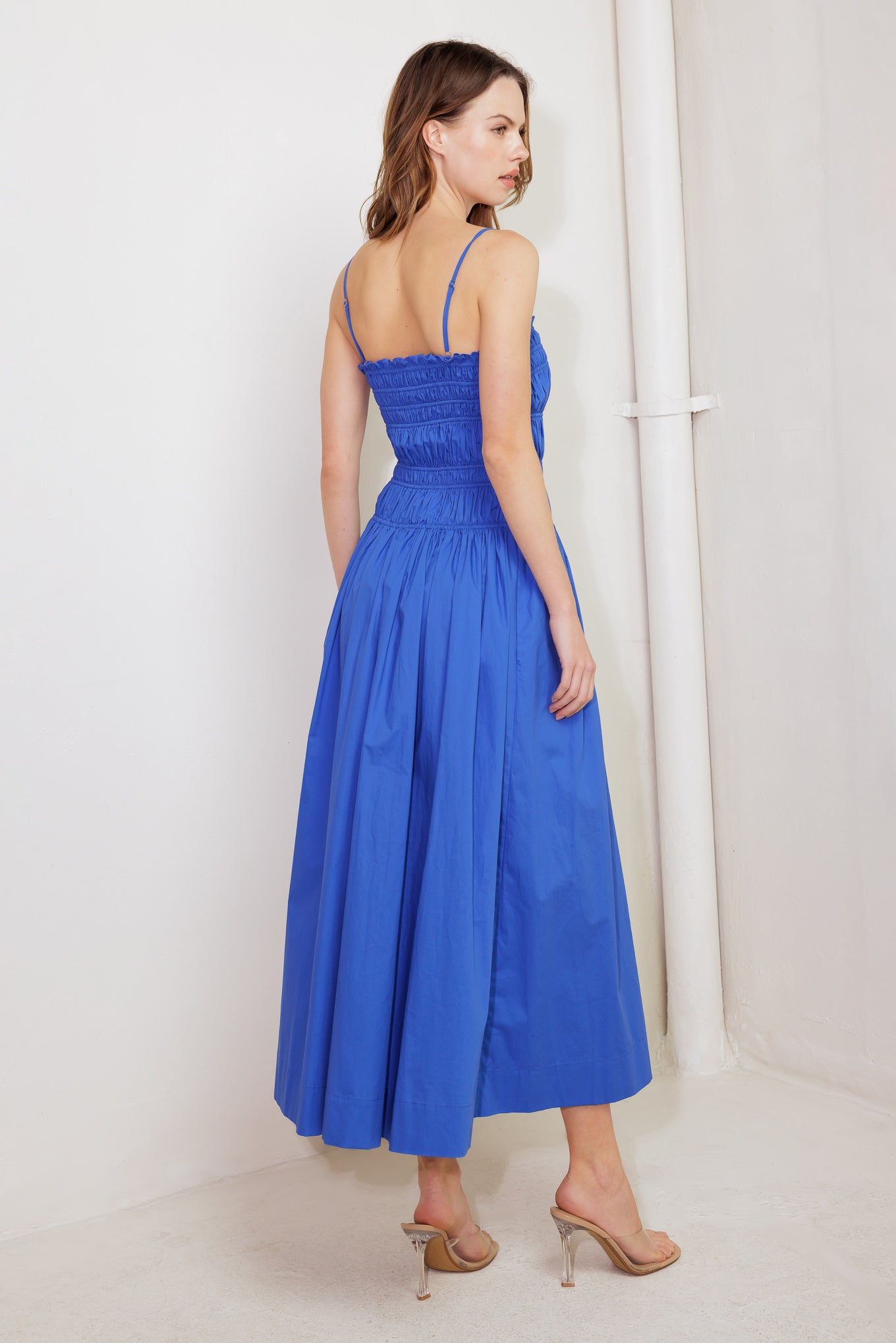 MOONLIGHT MIDI DRESS - COBALT BLUE