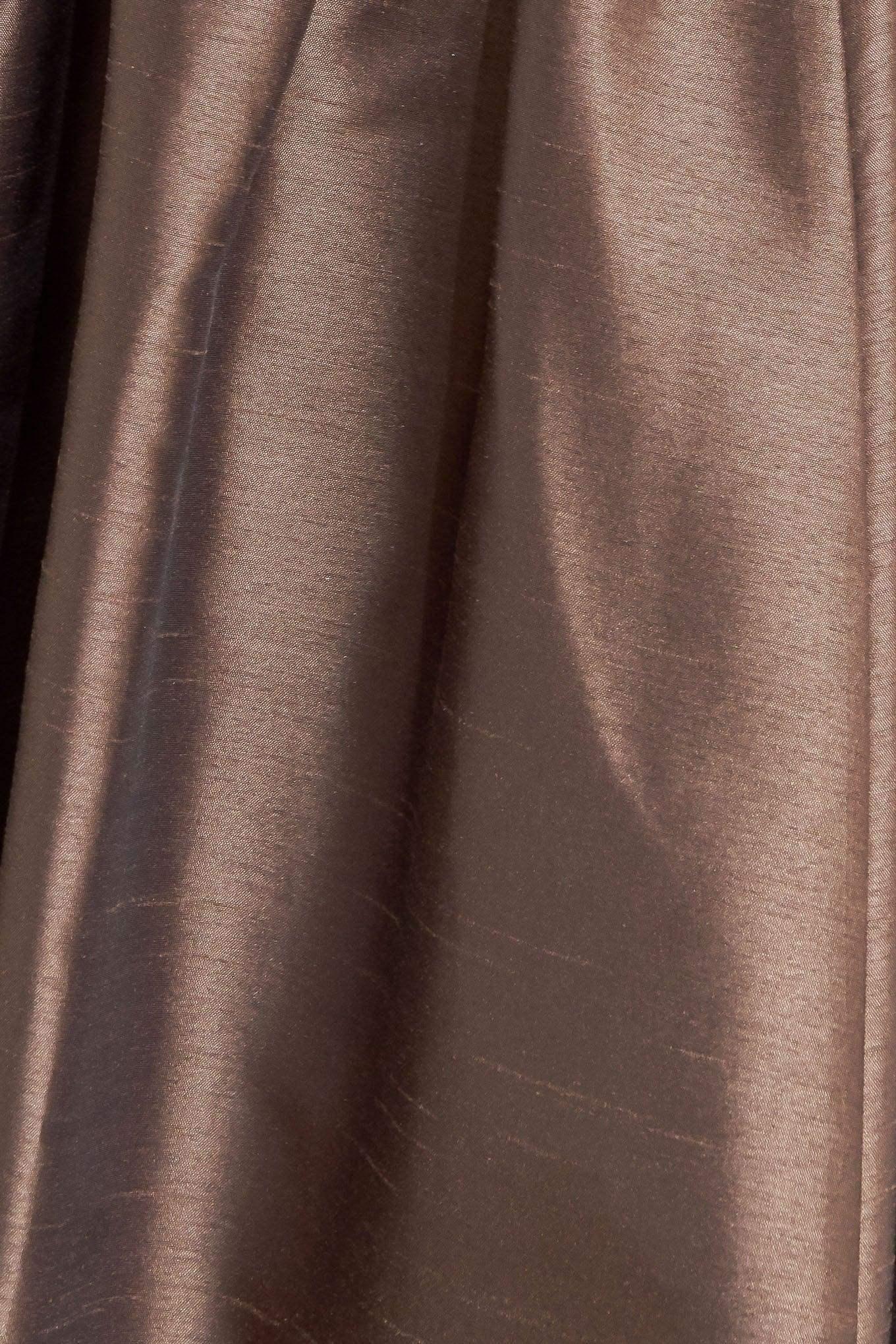 CAFÉ LUSTER BROWN MIDI DRESS