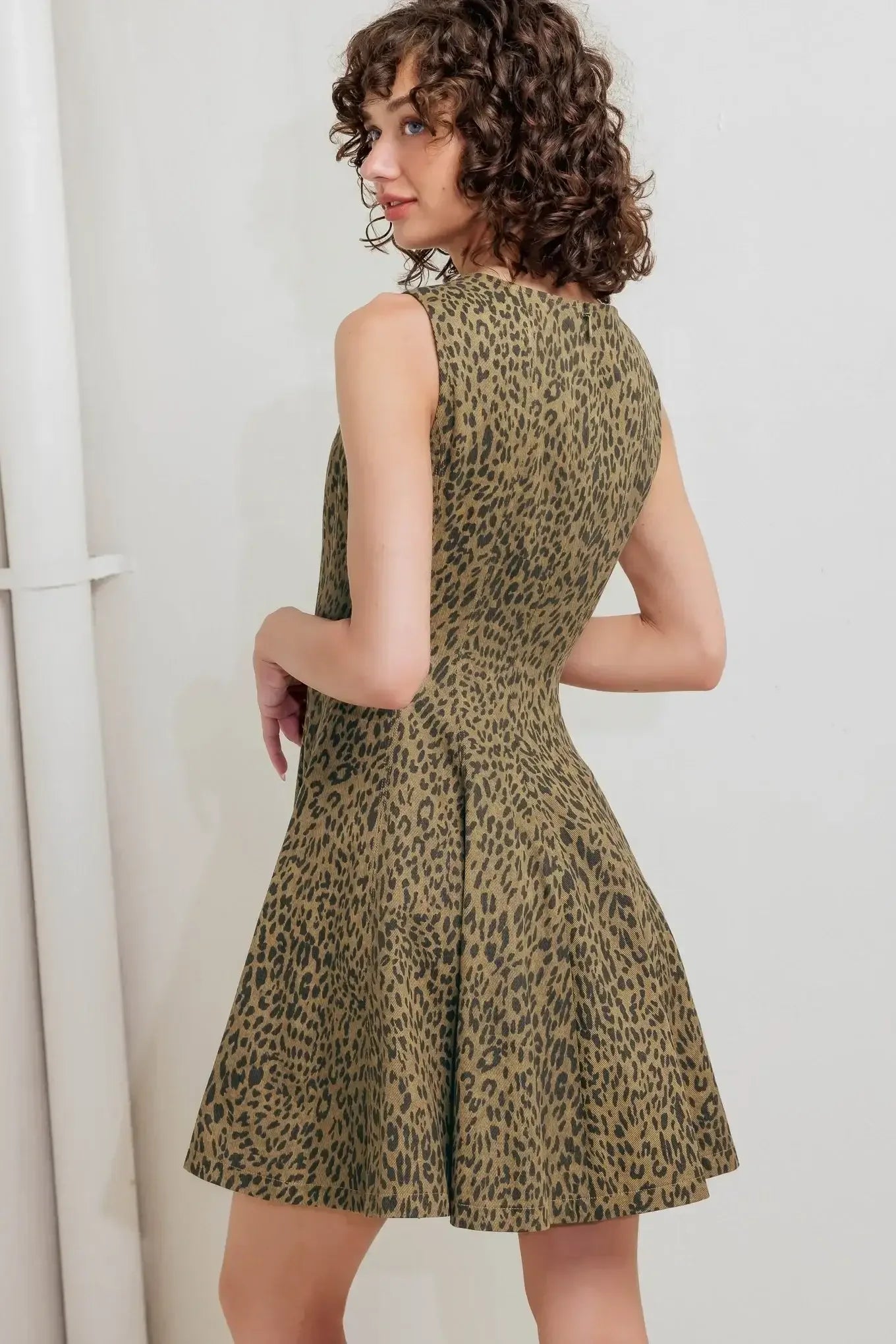 LEO LOVER LEOPARD MINI DRESS