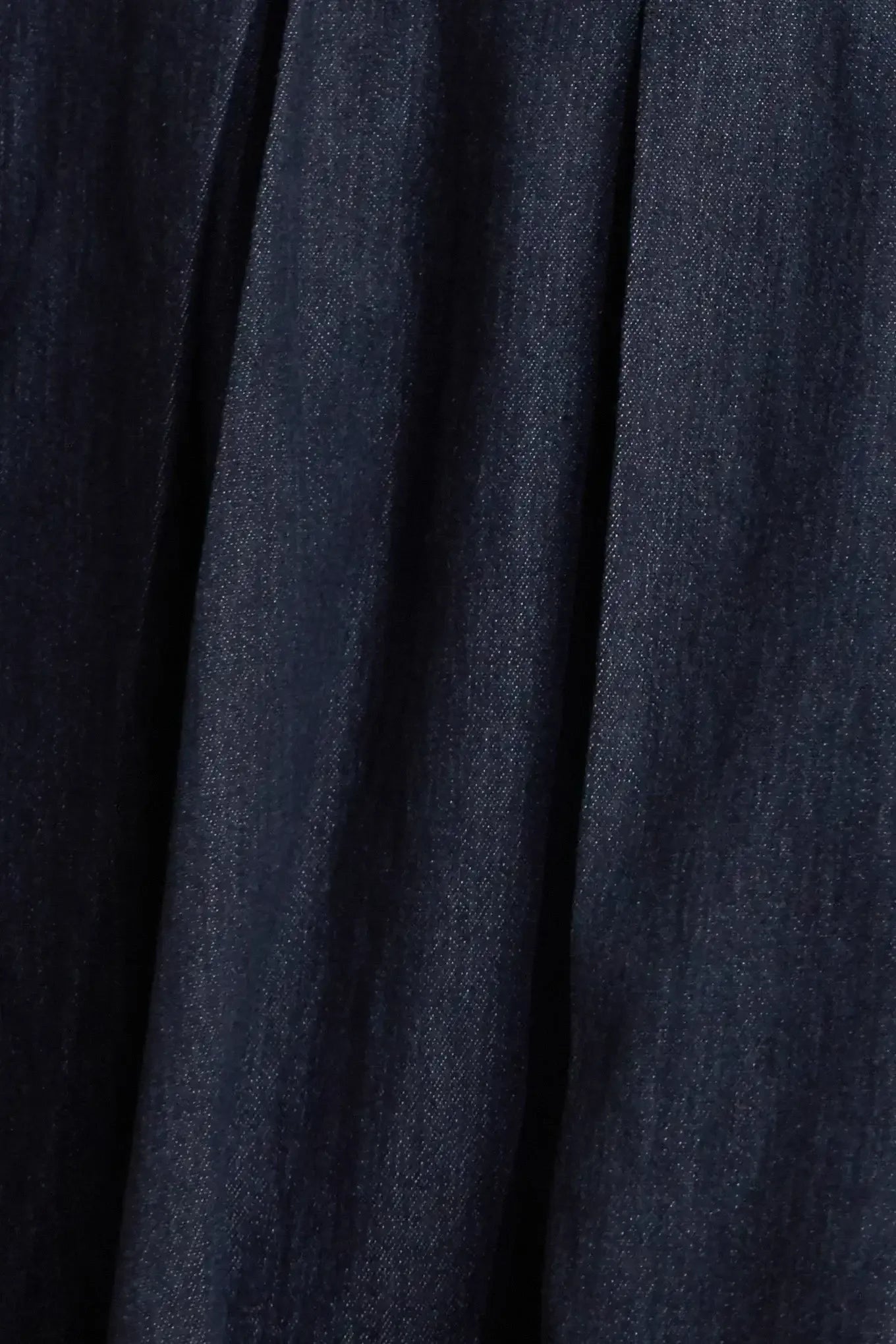 Navy strapless dress with buttons