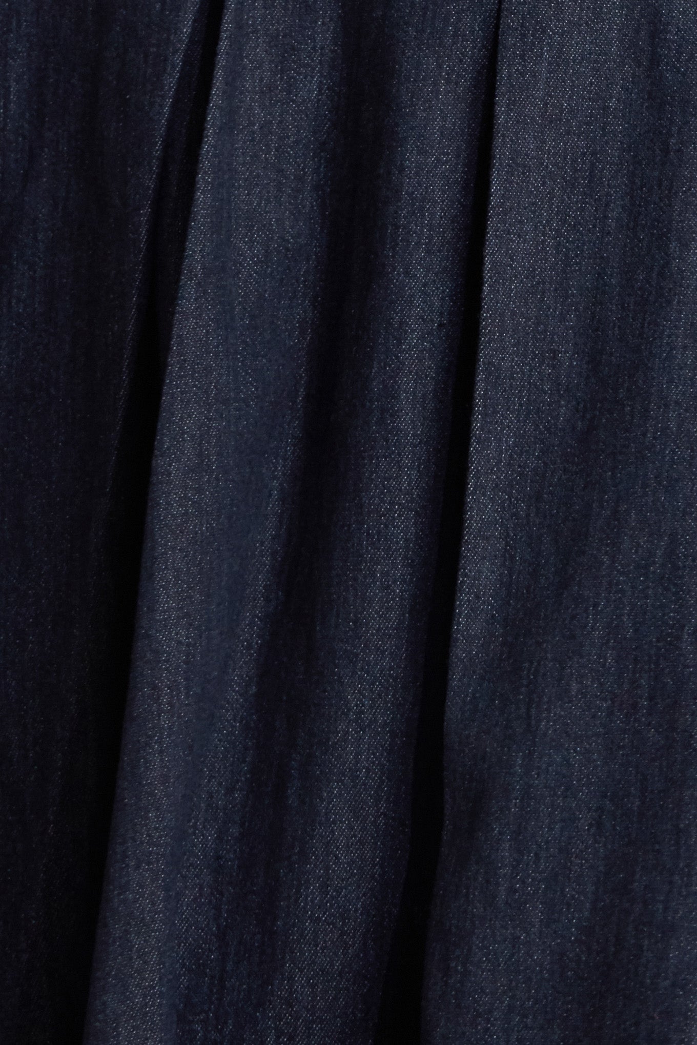 Navy strapless dress with buttons