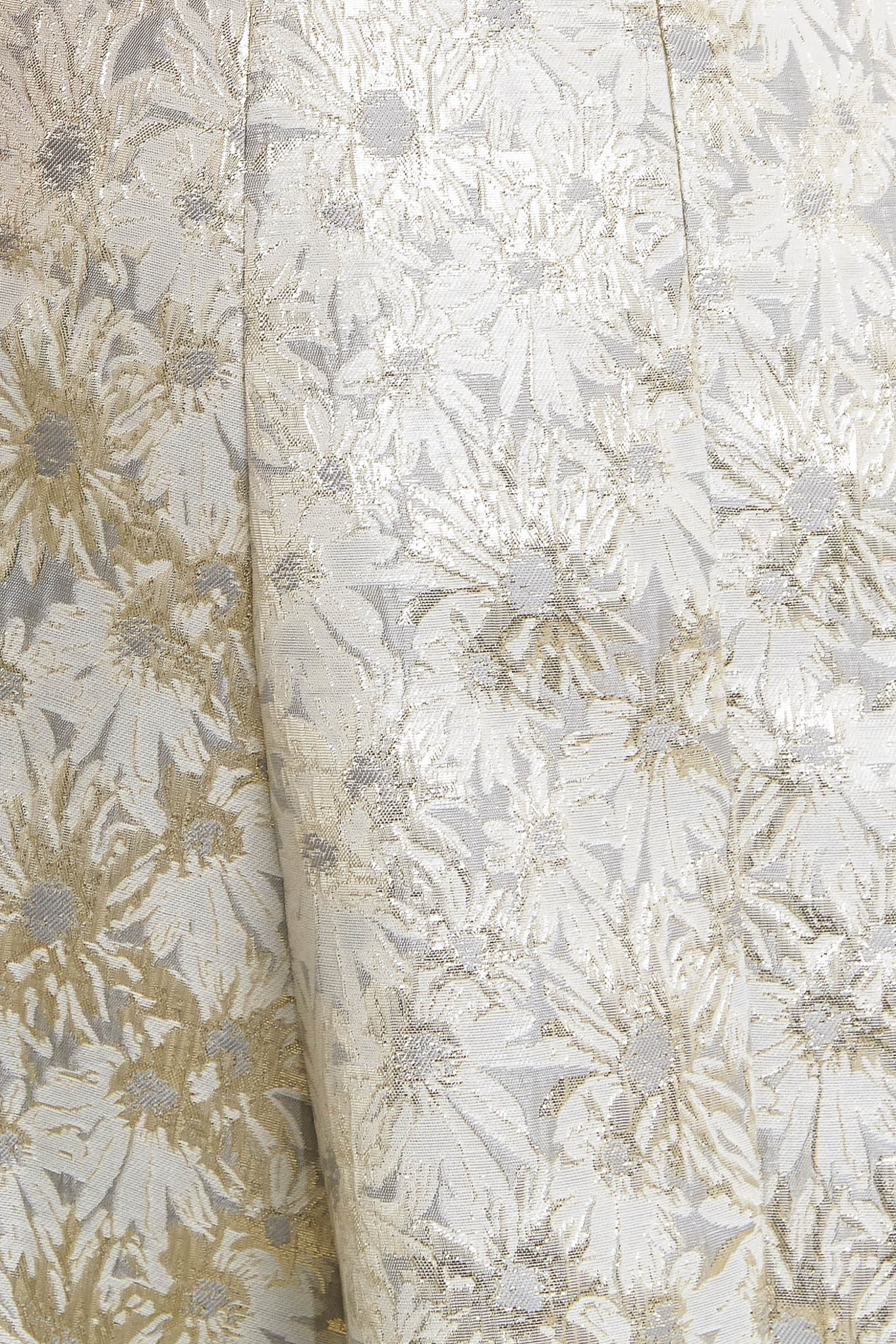 Strapless floral dress