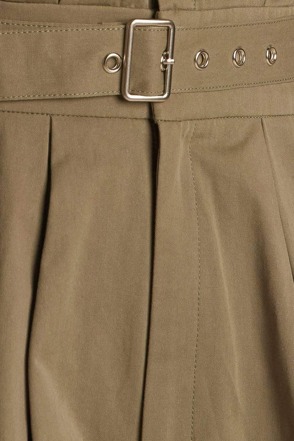 Olive Utility Belted Romper