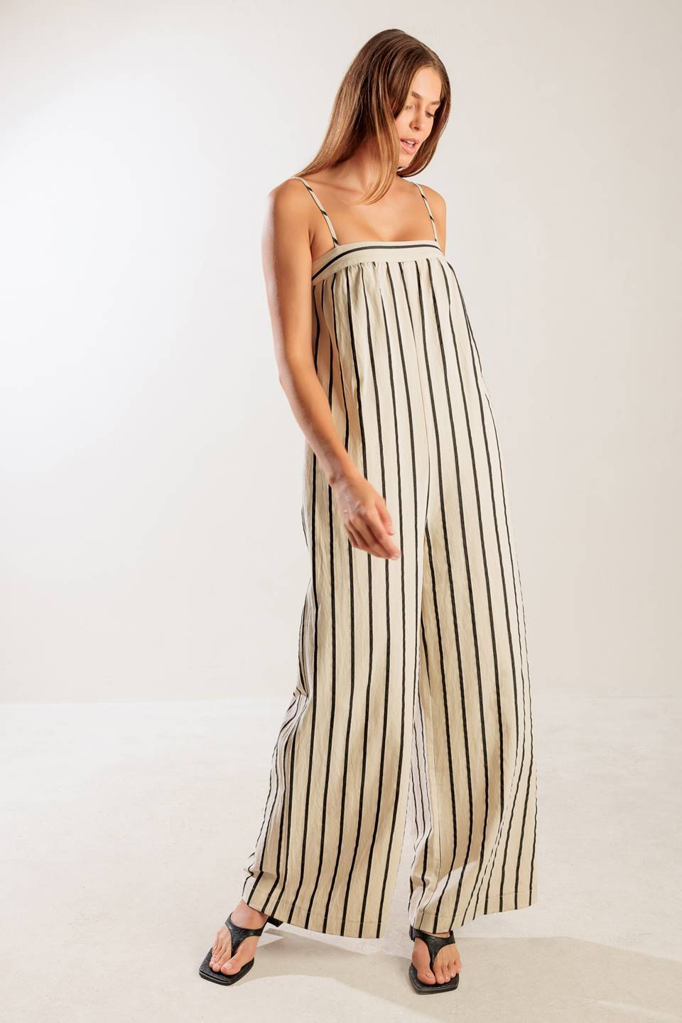 Brady Striped Jumpsuit
