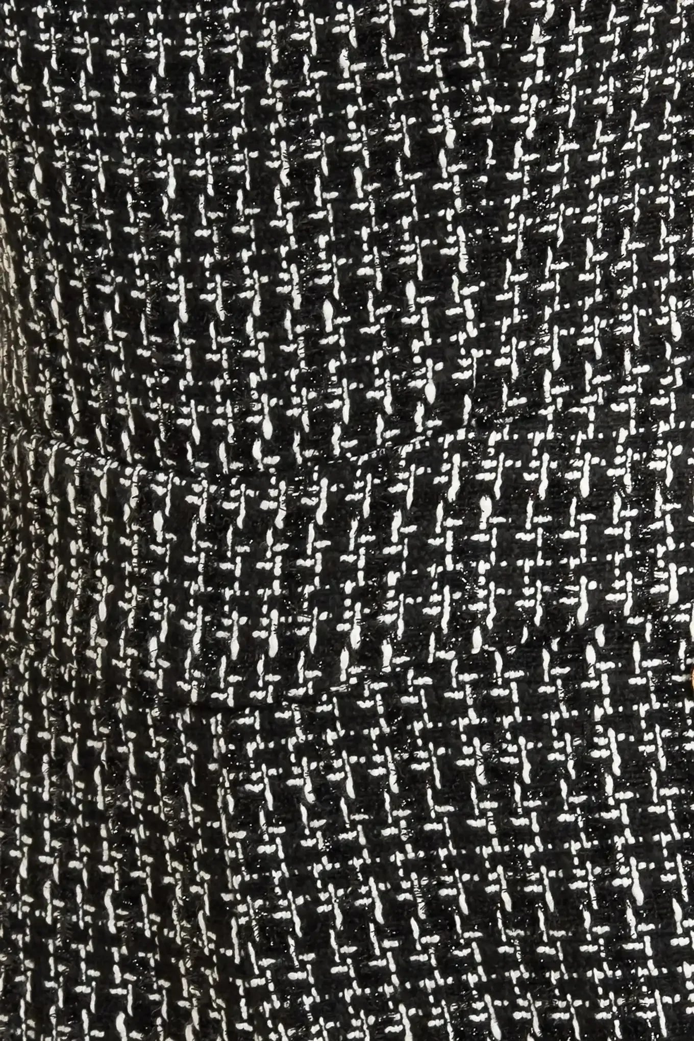 Strapless houndstooth jumpsuit