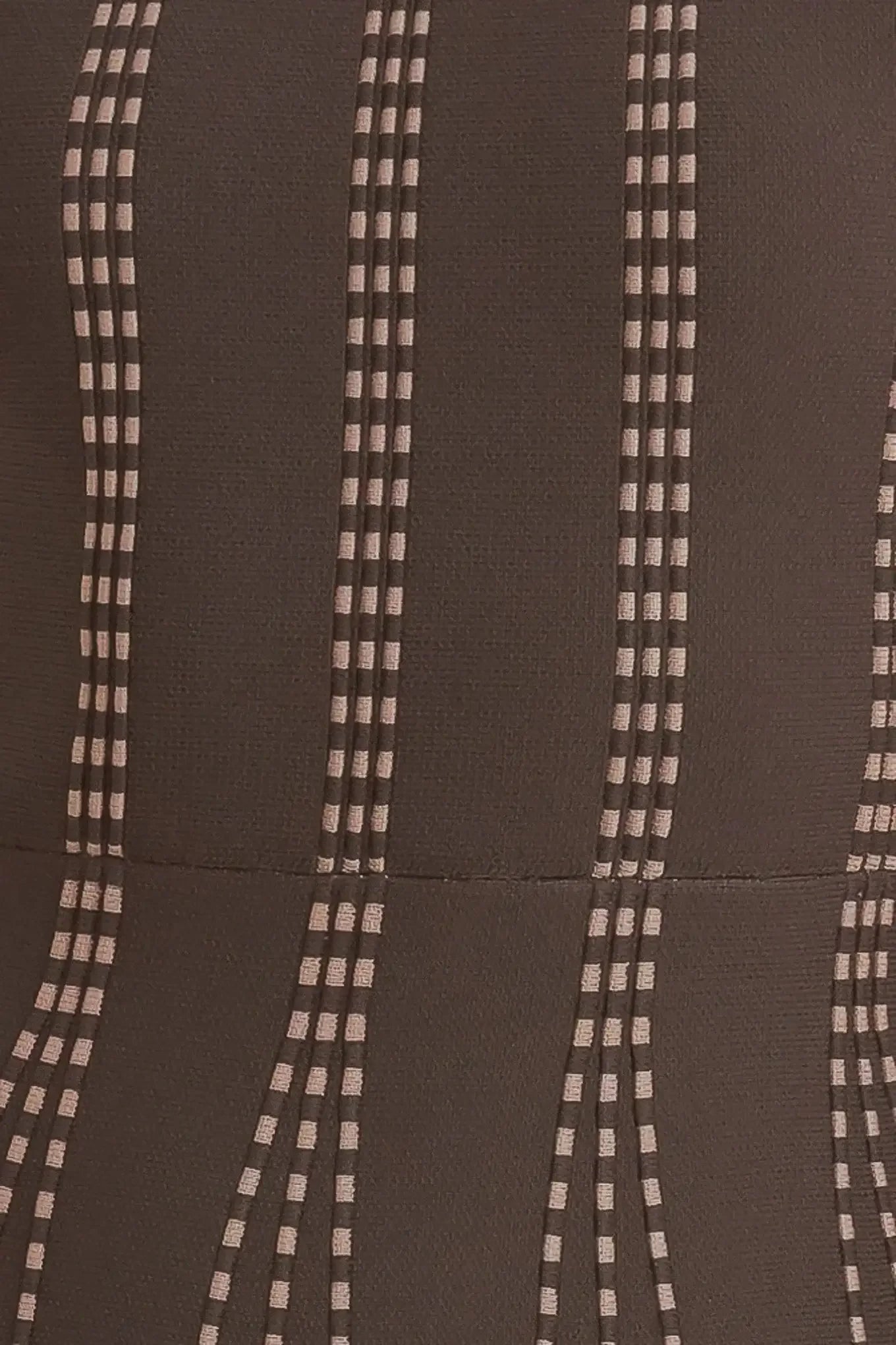 DOT DANCE SWEATER KNIT BROWN MIDI DRESS