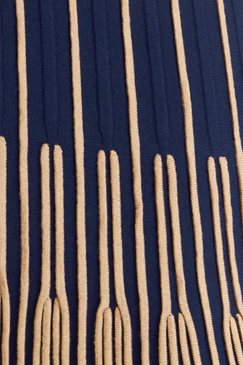 SWEATER KNIT NAVY MERMAID MIDI DRESS