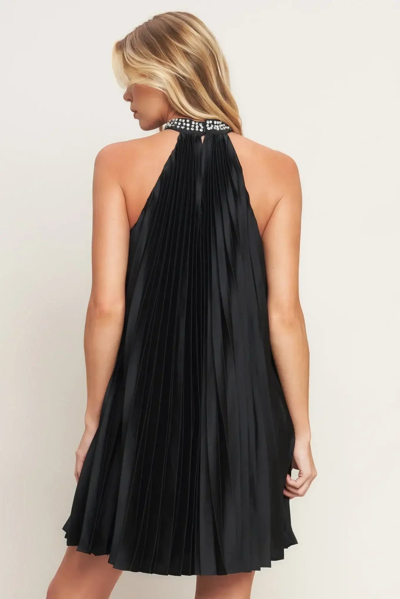 FIESTA FRIDAY PLEATED MINI DRESS