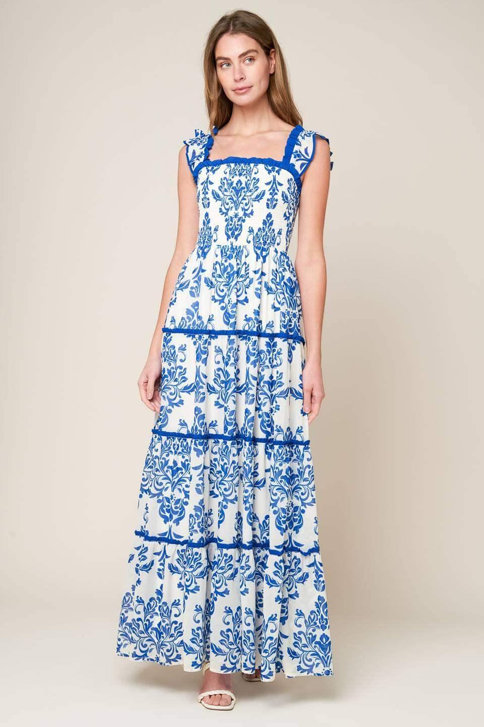 MOST BEAUTIFUL DAY WOVEN MAXI DRESS