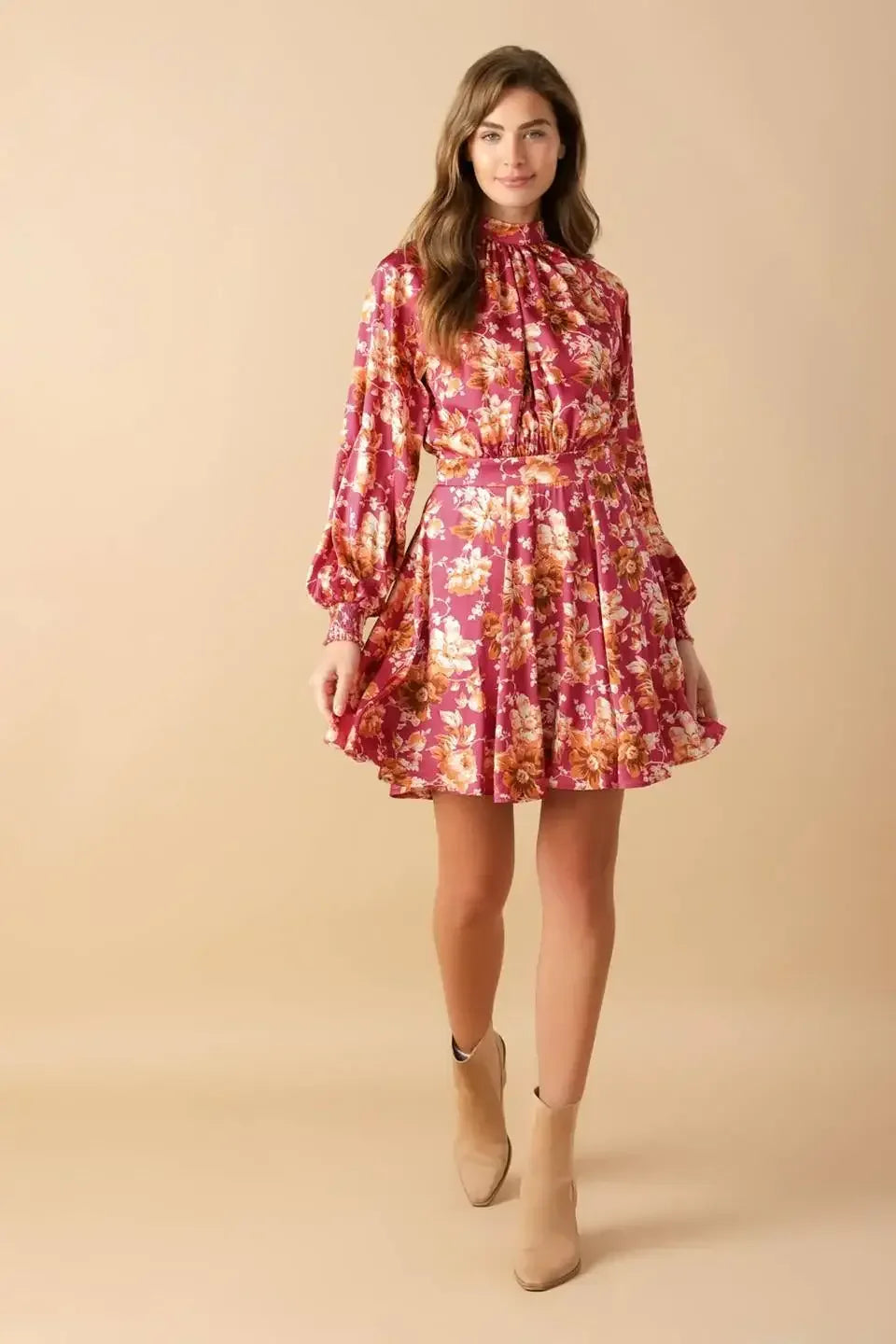 LUXE LEGACY WOVEN MINI DRESS