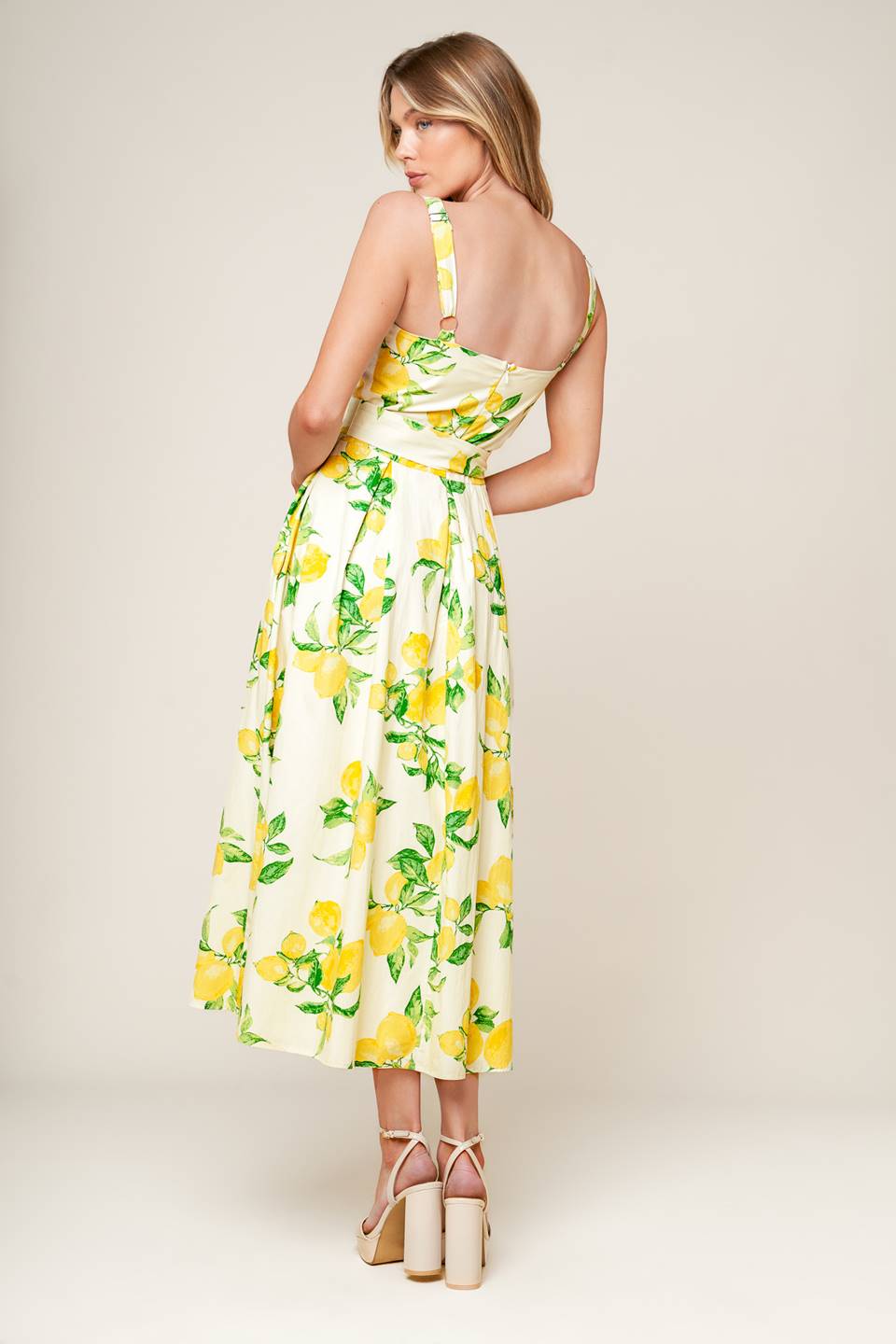 LEMONADE PERFECTION MIDI DRESS