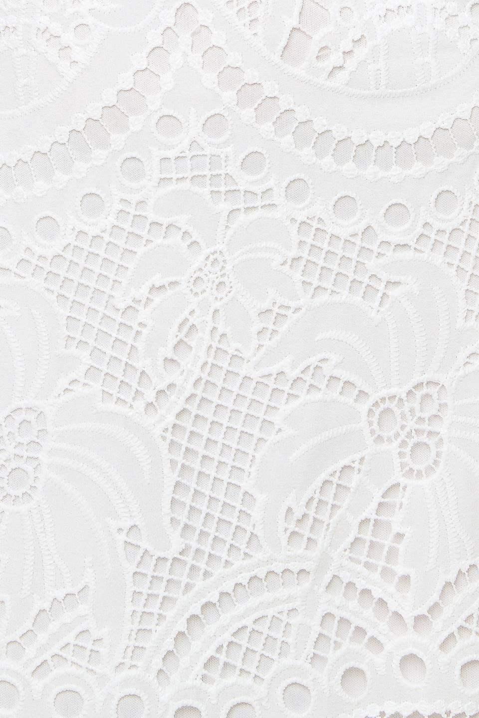 JOSEPHINE LACE MIDI DRESS - OFF WHITE