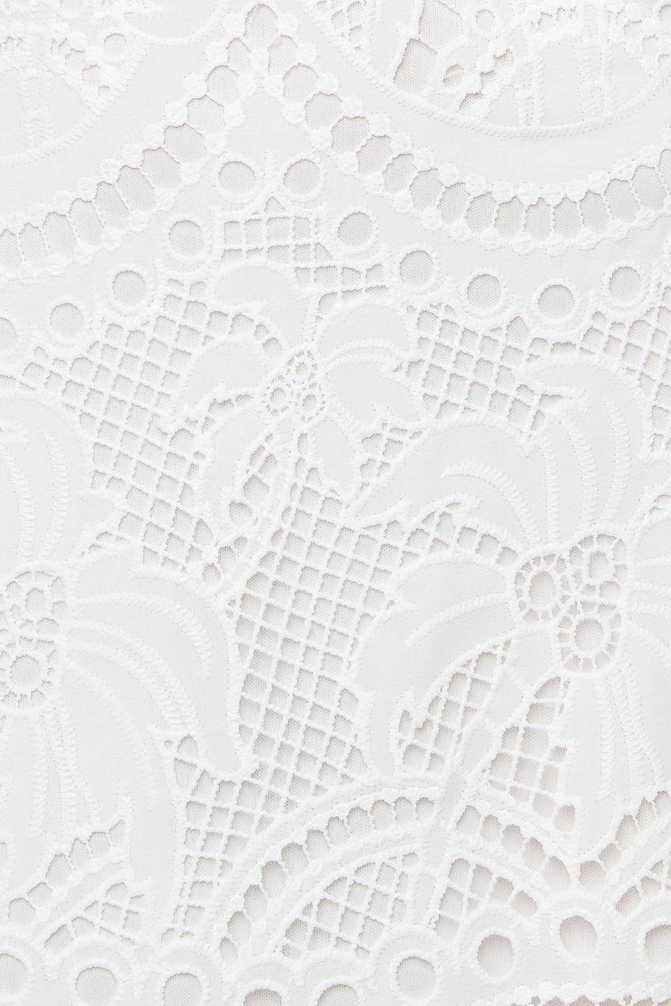 JOSEPHINE LACE MIDI DRESS - OFF WHITE