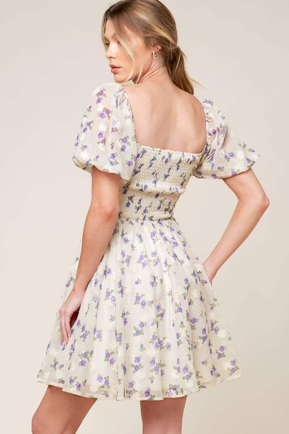 MAKING CONNECTIONS MINI DRESS - CREAM - FINAL SALE