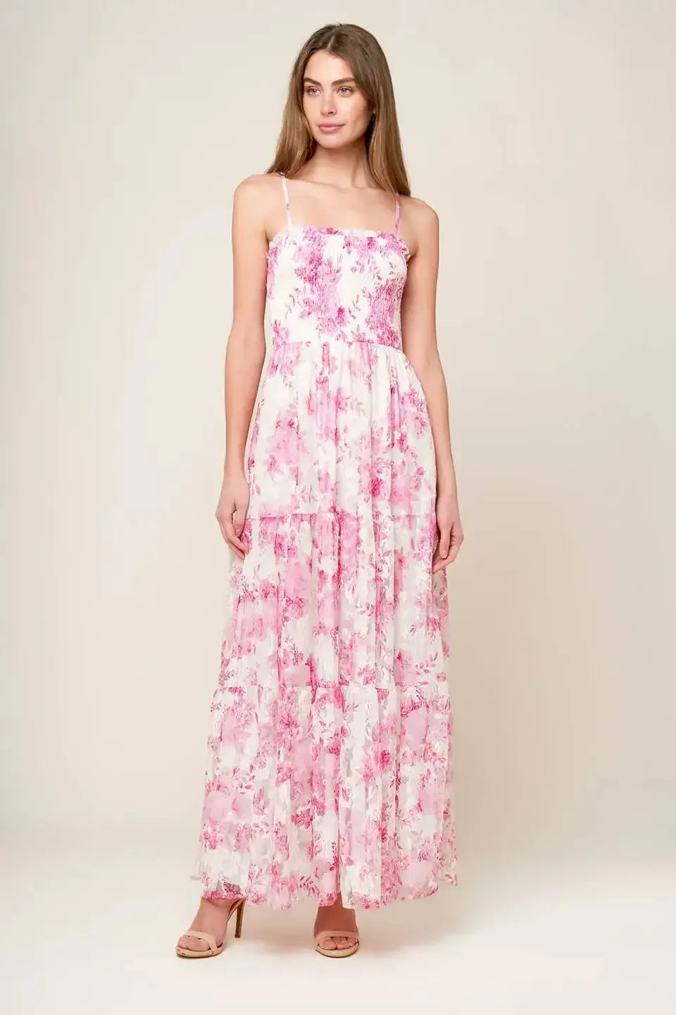 IN THIS MOMENT WOVEN LACE MAXI DRESS
