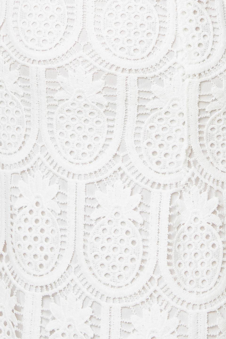 PINEAPPLE PARADISE WHITE LACE DRESS