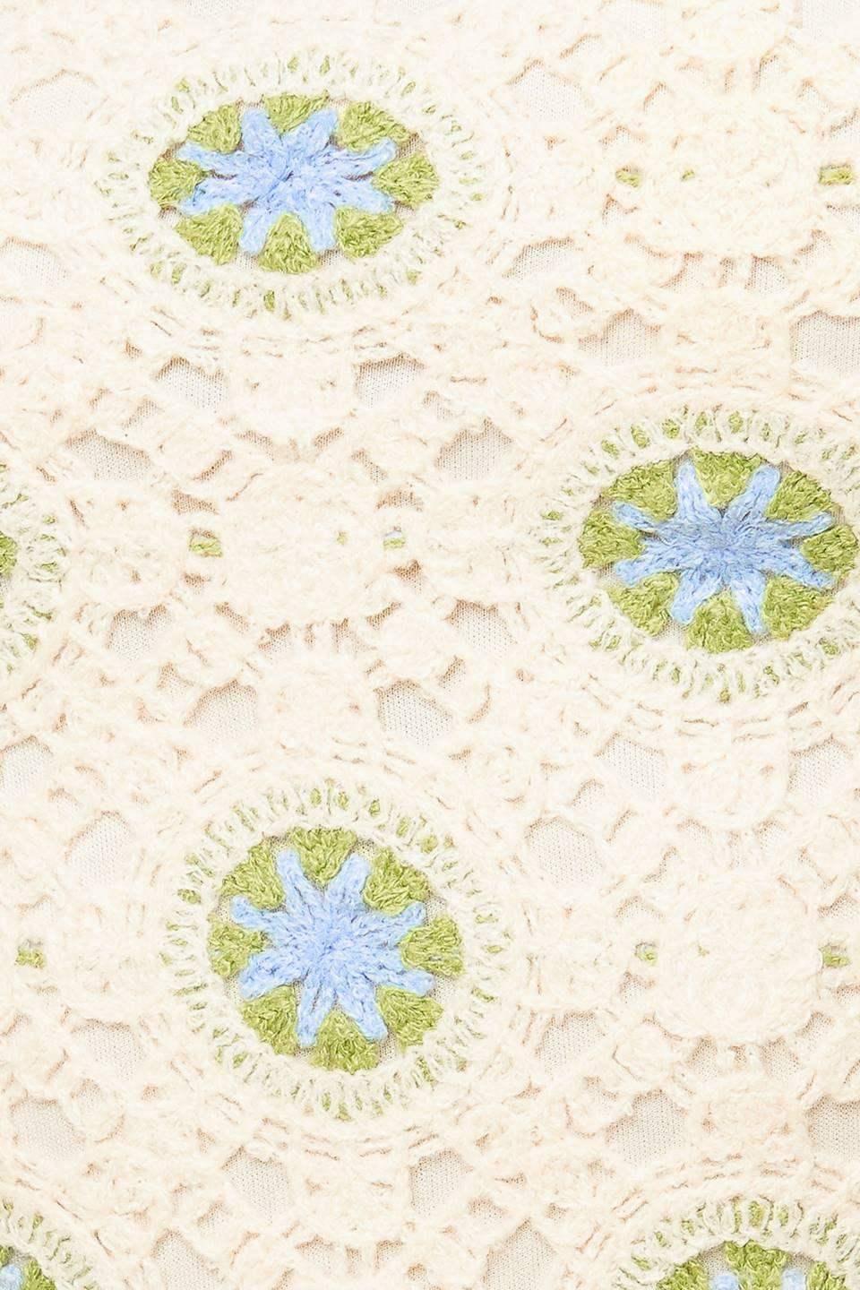 LOLA BOHO MINI DRESS - CREAM