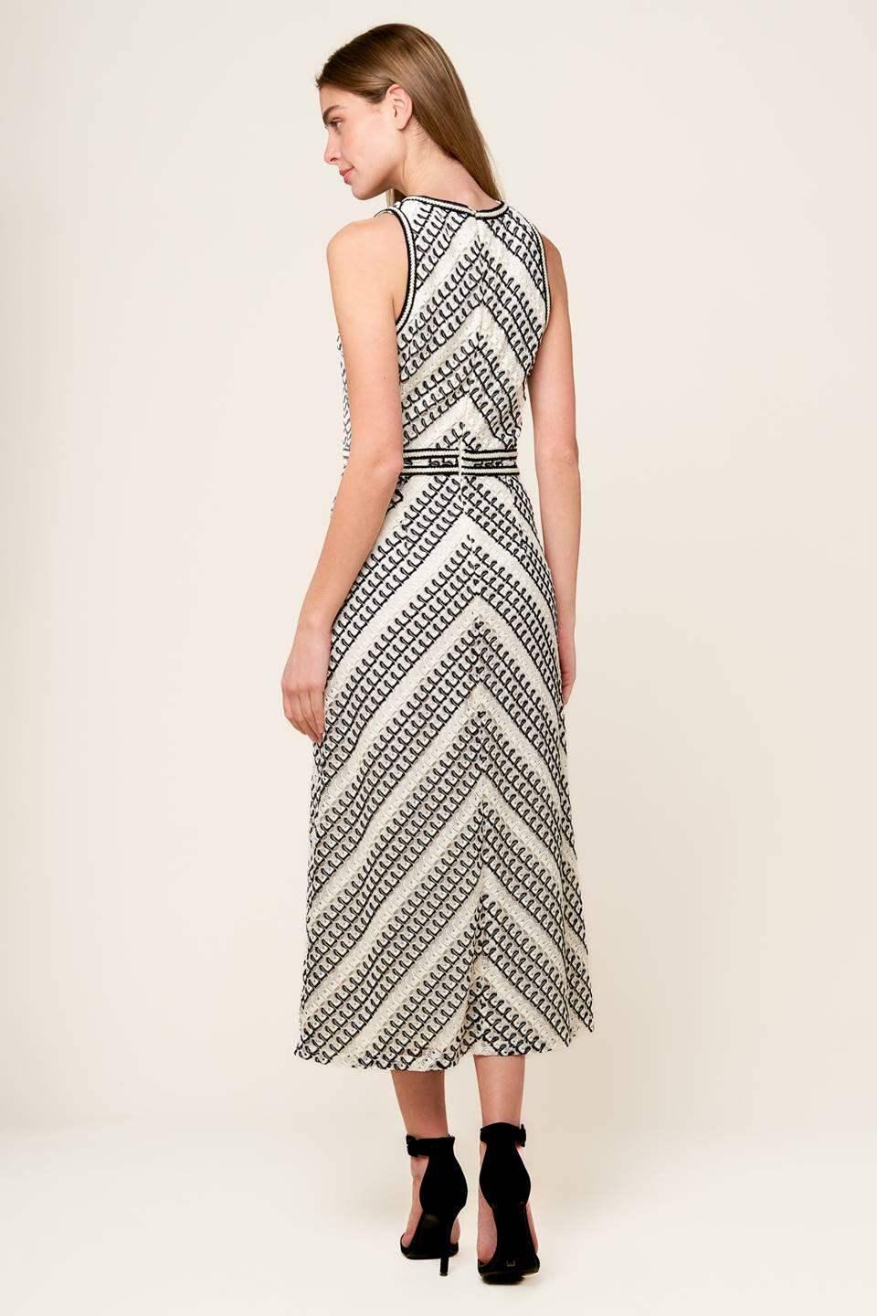 CARLISLE CROCHET MIDI DRESS