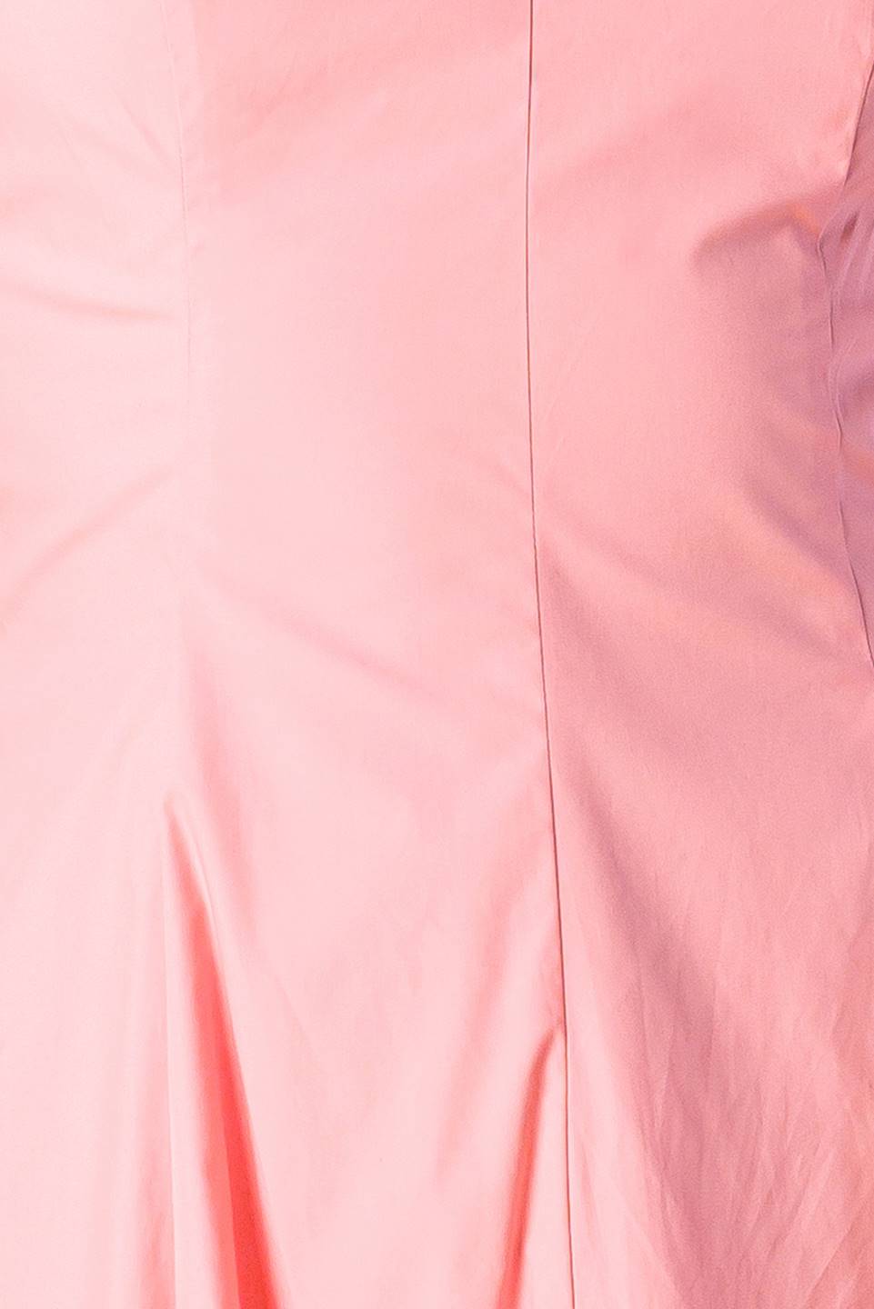 SWEET NOTHINGS SHOULDER BOW MIDI DRESS - PEACH