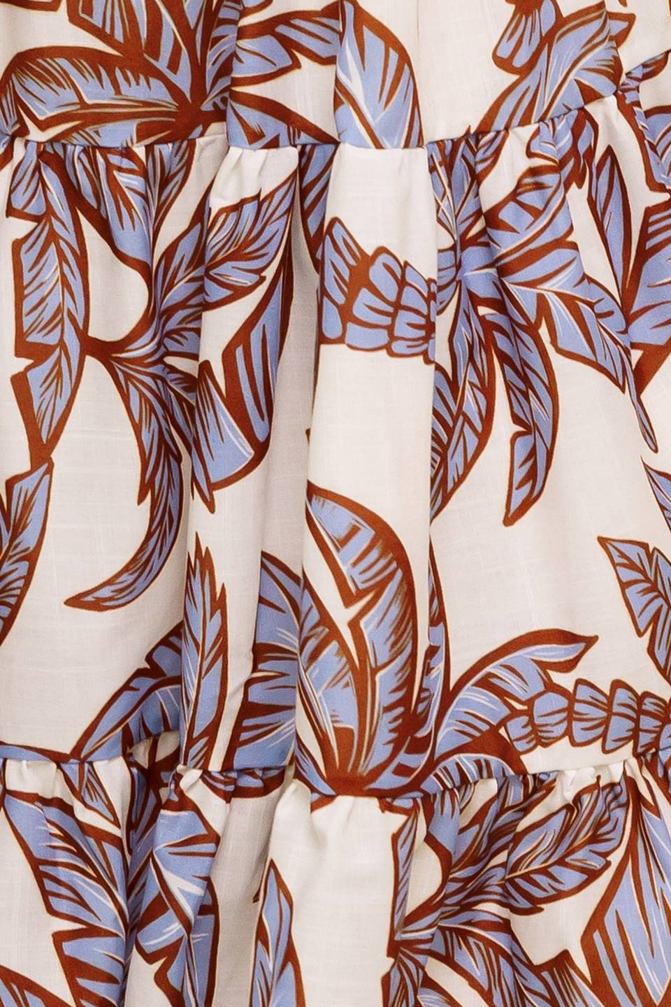 PALM TREE GARDEN - OFF THE SHOULDER MIDI DRESS