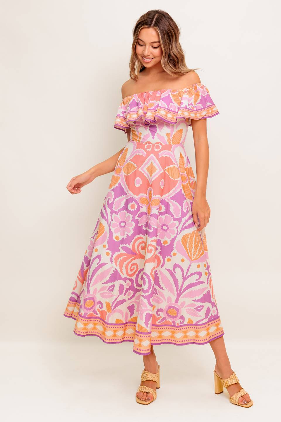 Lady Black Tie - Lilah Lavender Midi Dress - Size S Lady Black Tie - Lilah Lavender Midi Dress - Size S