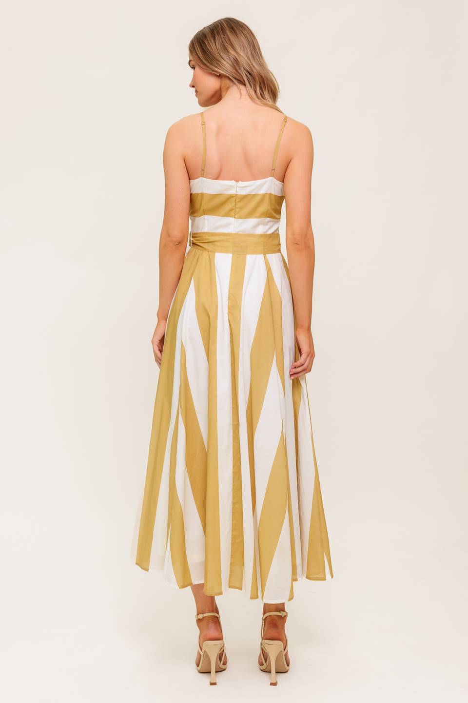 DESERT SANDS - TAUPE MIDI DRESS
