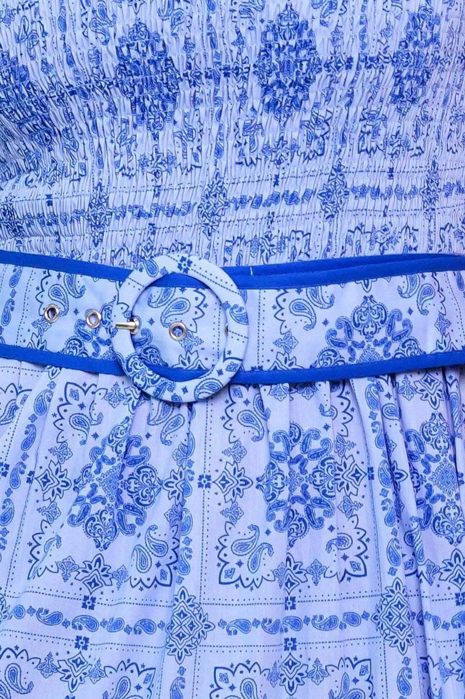 WESTON MAXI DRESS - BLUE