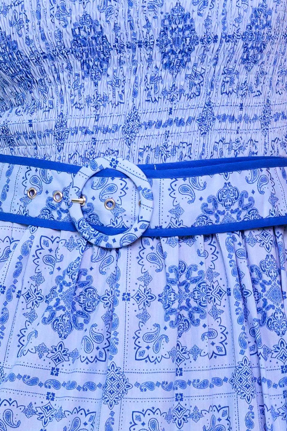 WESTON MAXI DRESS - BLUE