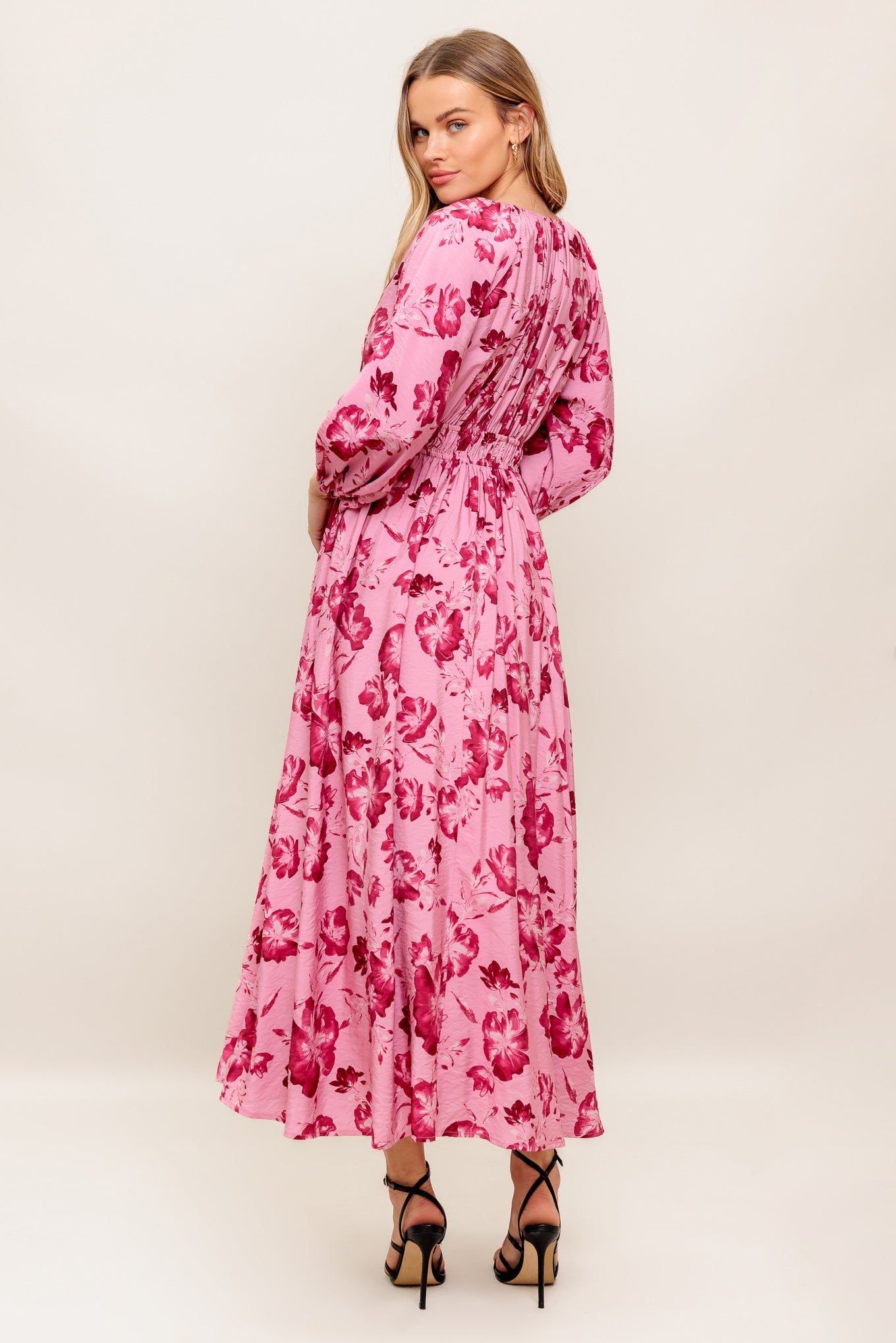 HONEY MIDI DRESS - MAUVE