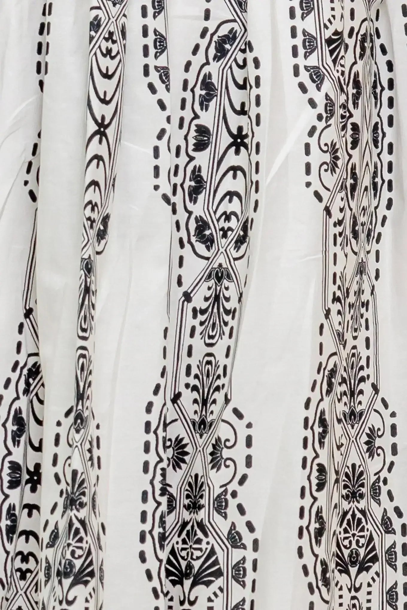 SUMMER SILHOUETTE STRAPLESS BLACK & WHITE MIDI DRESS