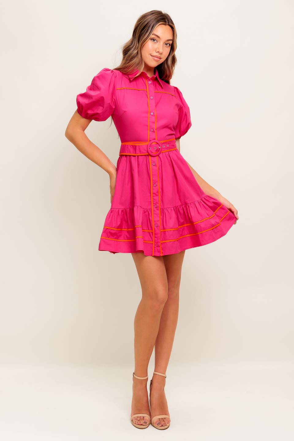 VIVA MINI DRESS - FUCHSIA