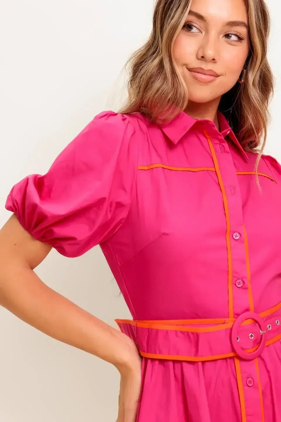 VIVA MINI DRESS - FUCHSIA