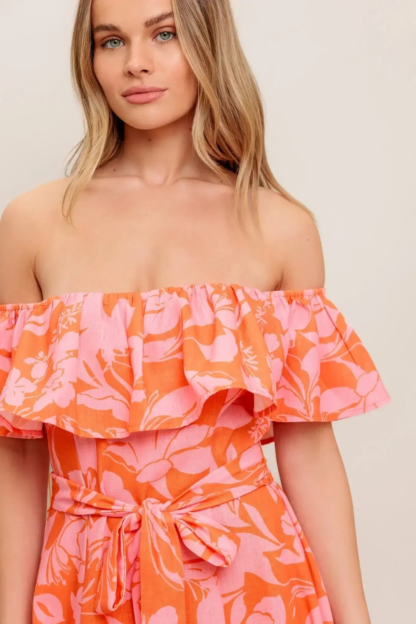 CITRUS GARDEN MIDI DRESS