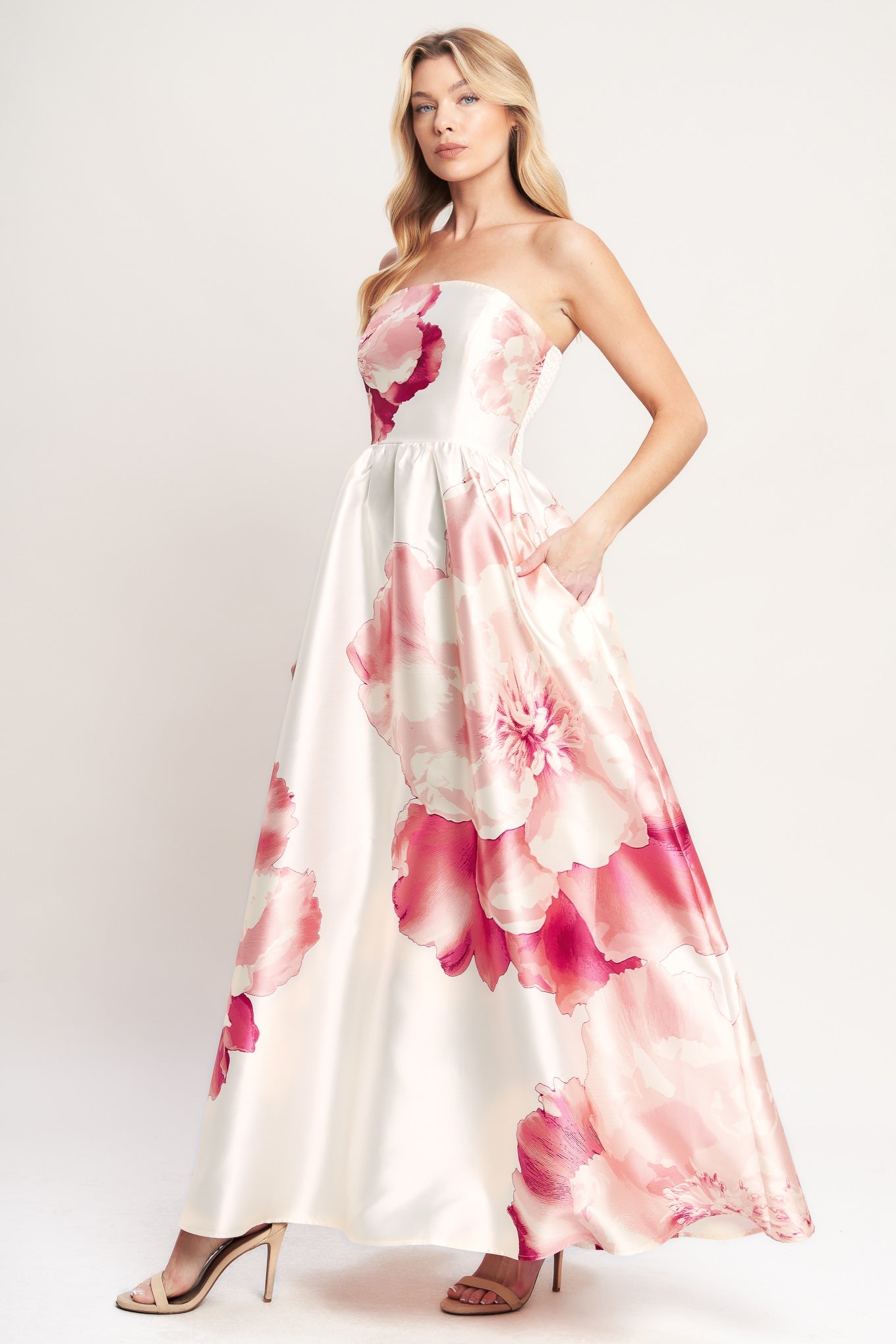 LUXE PEONY MAXI DRESS