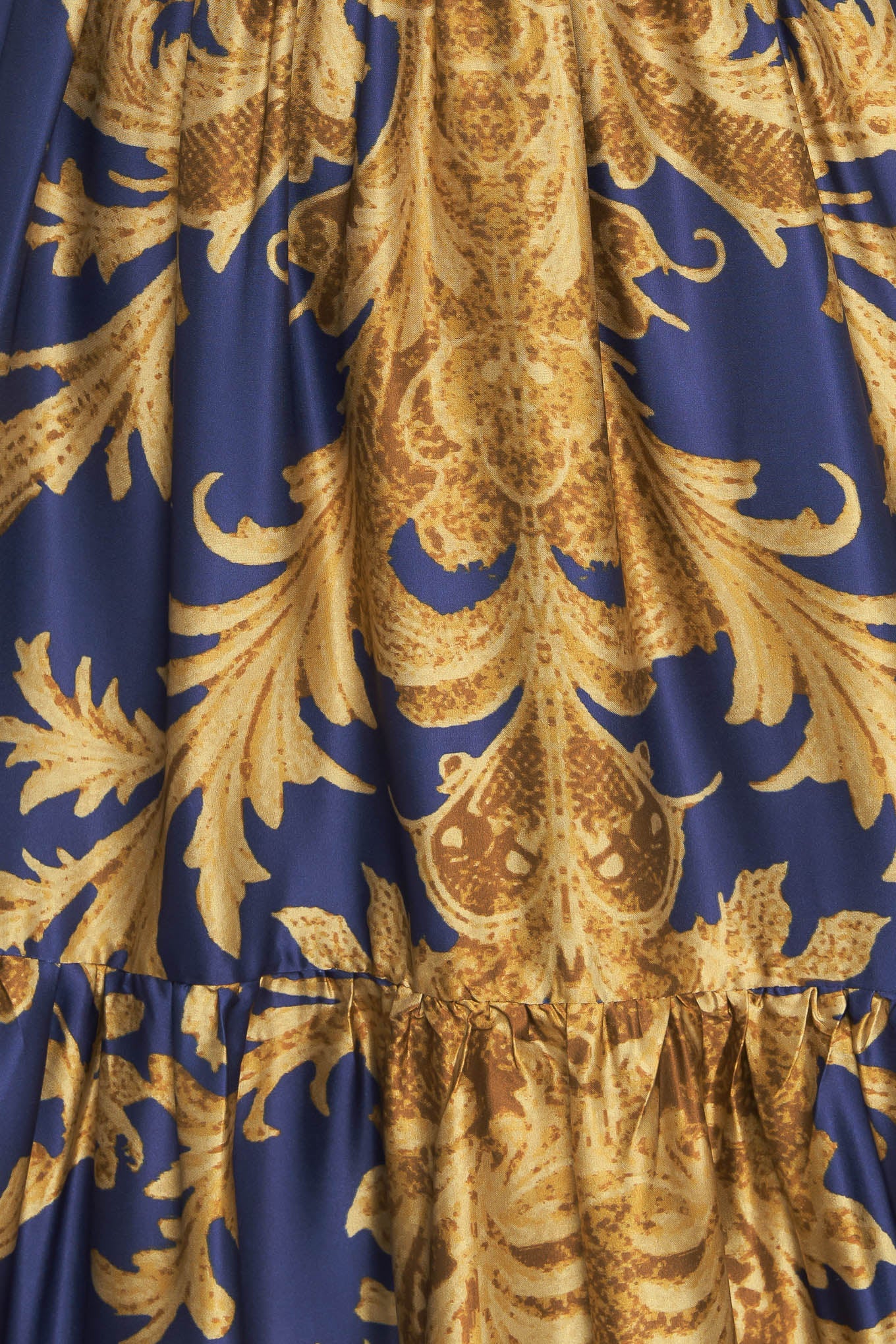 PALACE WALTZ LONG SLEEVE NAVY MAXI DRESS