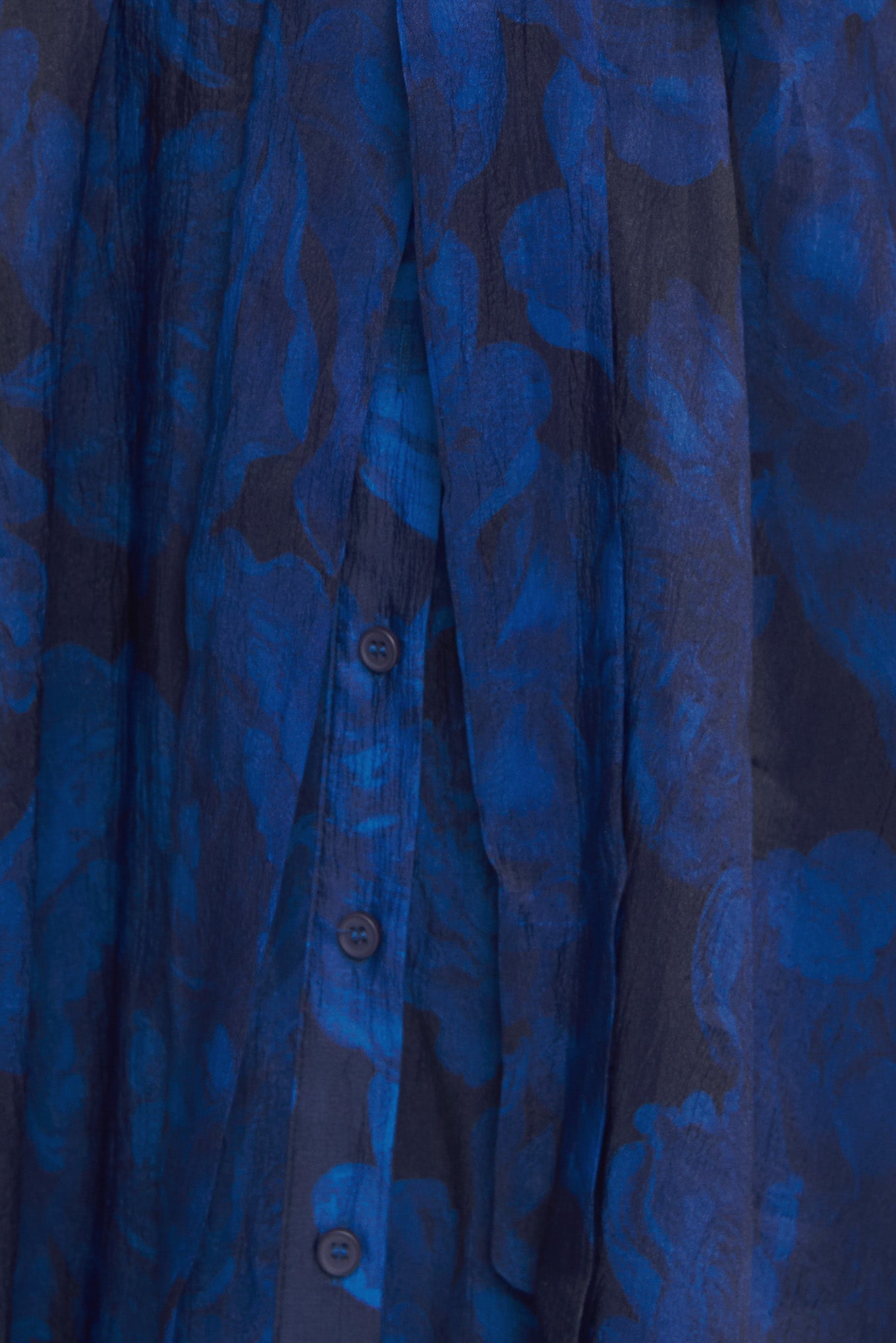 TWILIGHT MUSE NAVY FLOWER PRINT MIDI DRESS