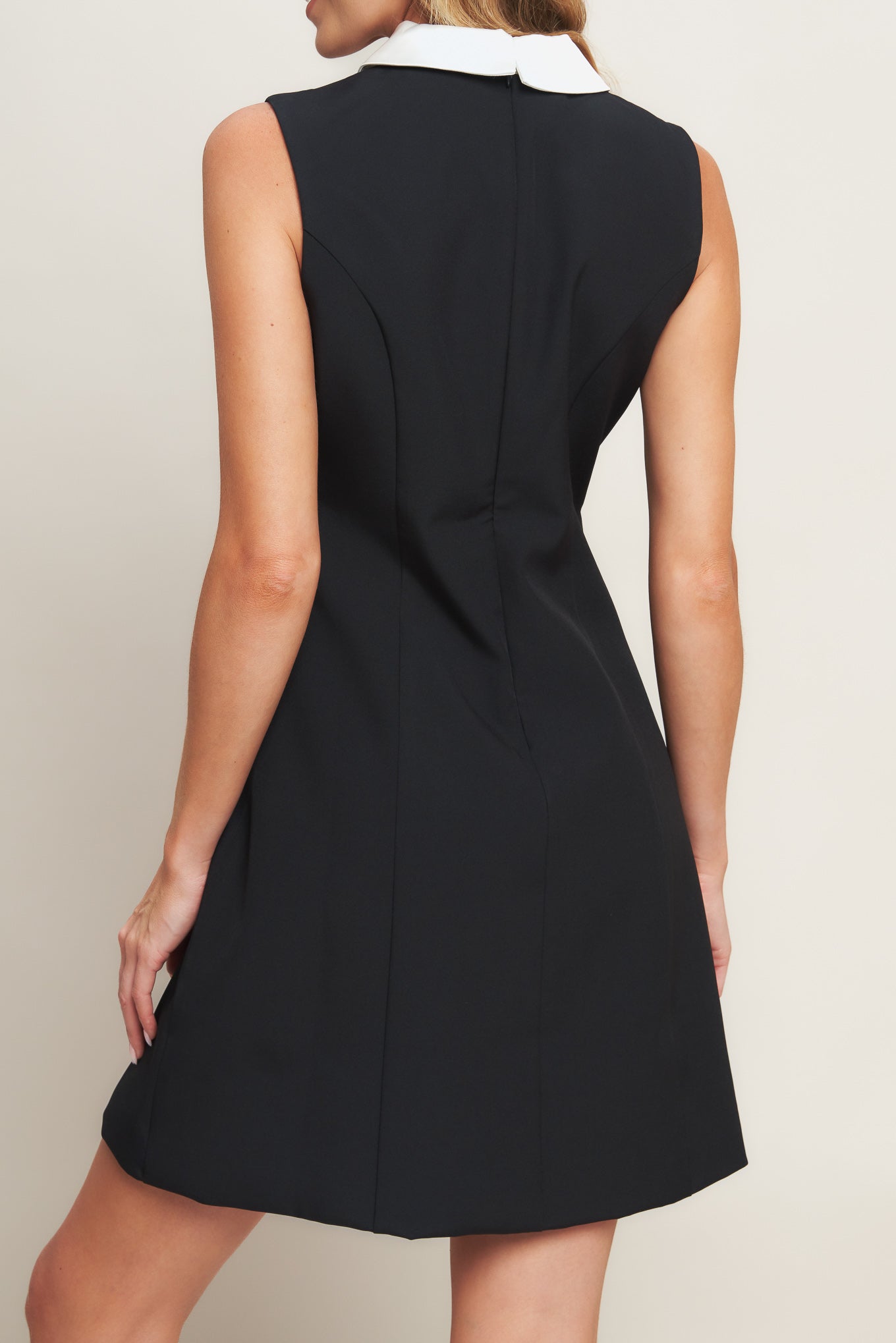 LOVELY MOMENT BLACK MINI DRESS