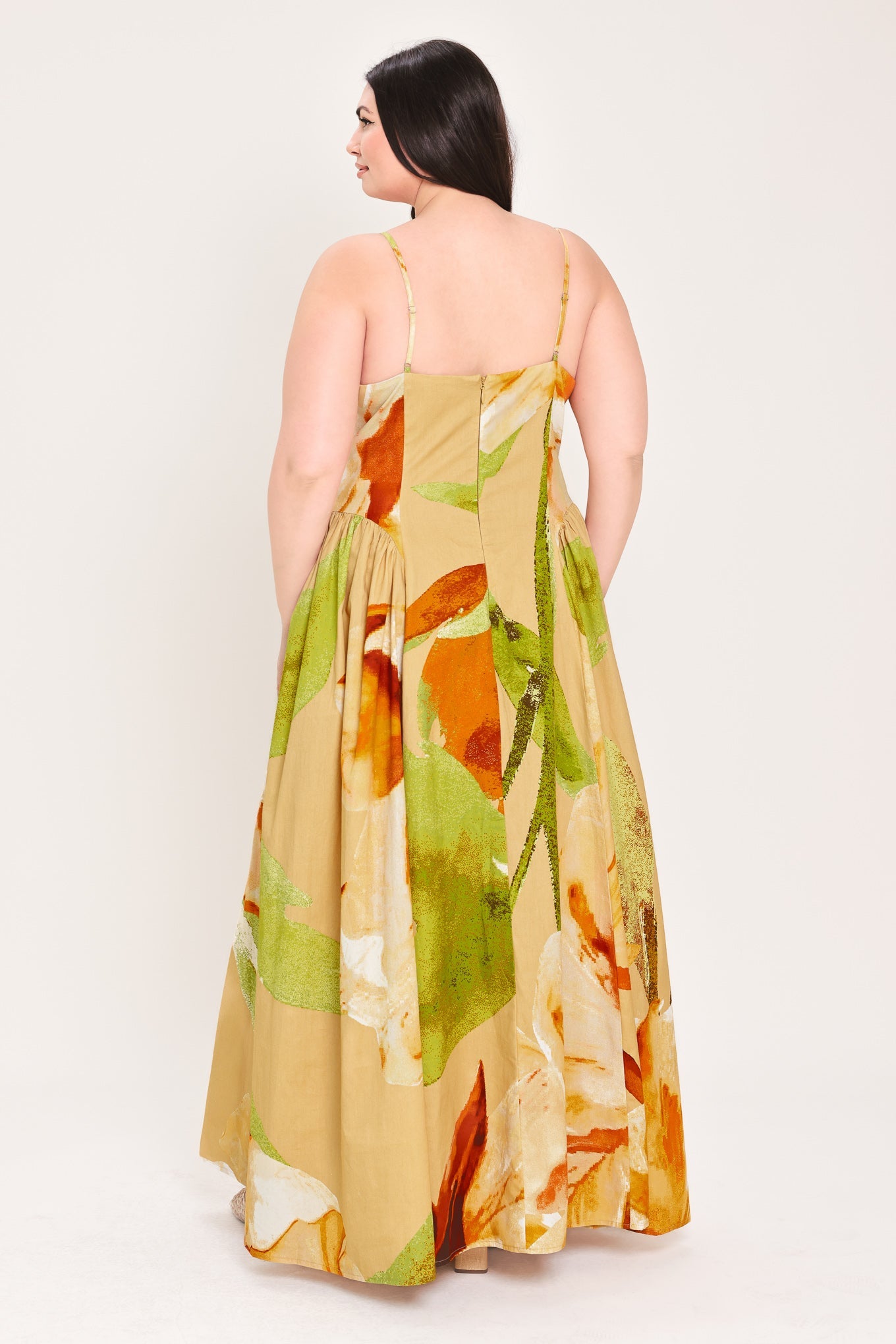 Limoncello Garden Maxi Dress - Floral Bustier Dress