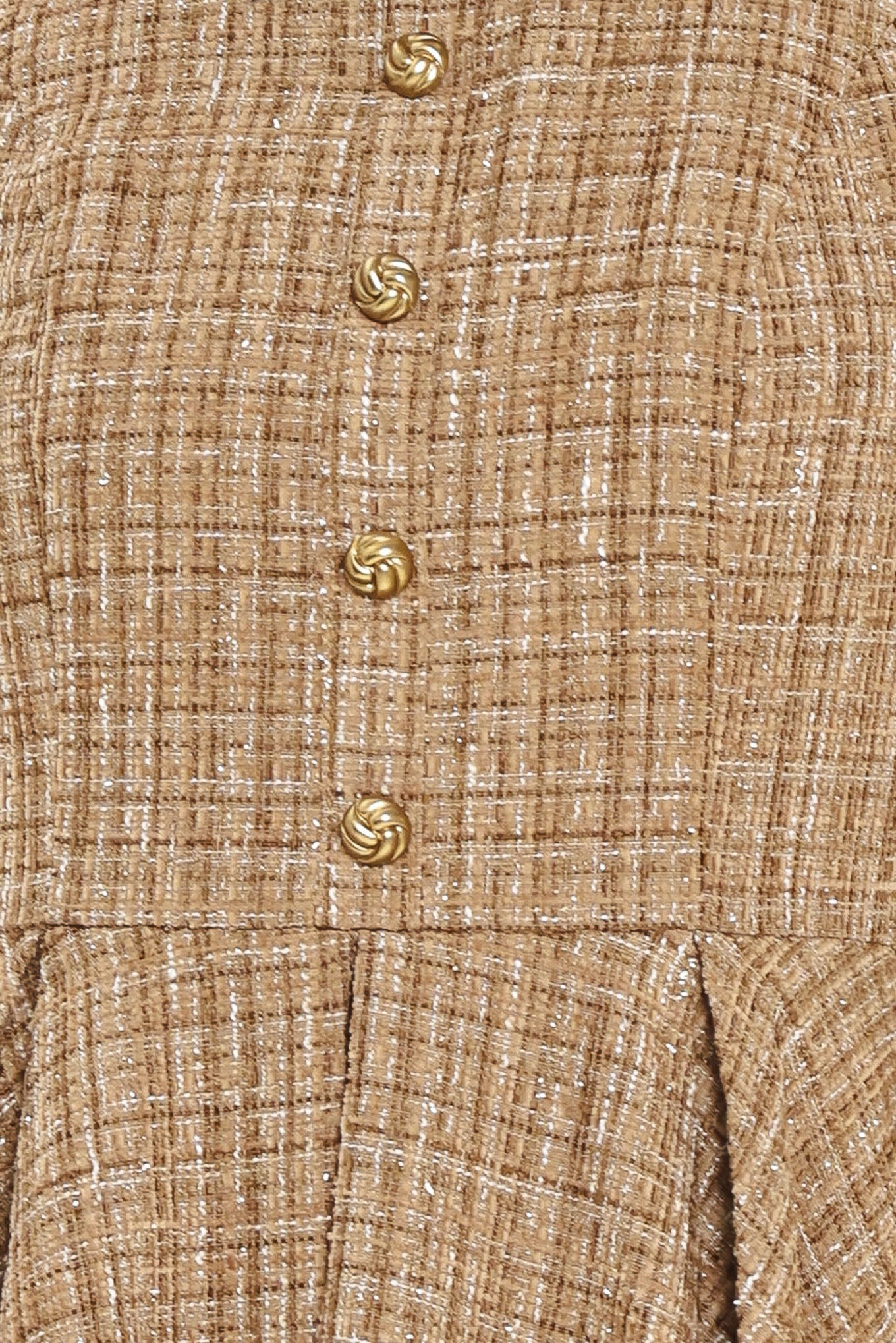 CAMBRIDGE TWEED - MINI DRESS WITH COLLAR